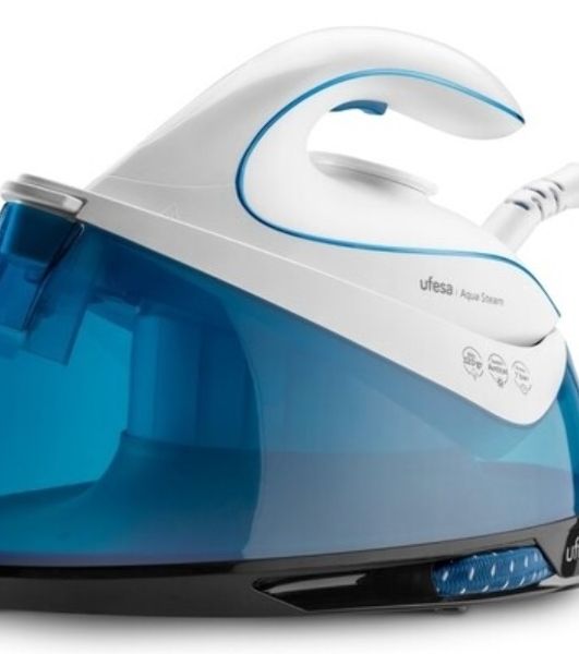 Парогенератор Ufesa AQUA STEAM белый/синий, 2400 Вт, 120 г/мин, 320 г/мин, 1500 мл