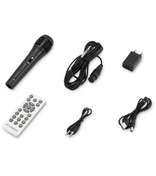 Минисистема Hyundai H-MC1236 черный 40Вт FM USB BT micro SD