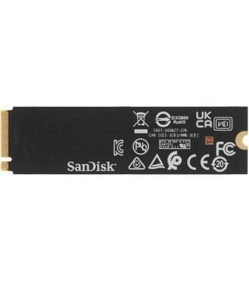 Накопитель SSD Western Digital черный SSD SN7100 M2.2280 PCIe 4.0 500Gb, 6800MBs/5000MBs, TbW 300, WDS500G4X0E, 1 year