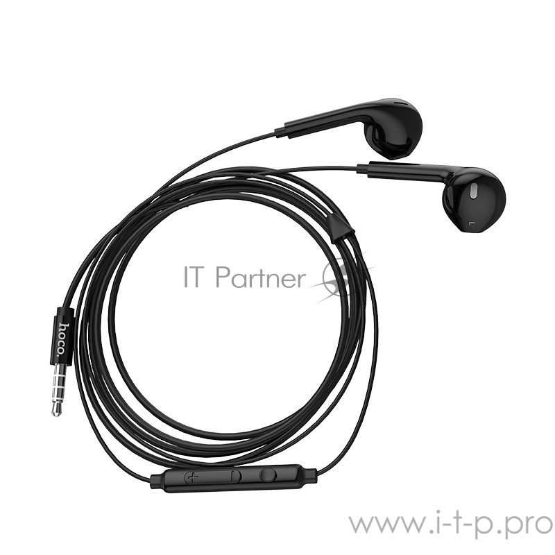 Проводные наушники Hoco M55 черный, внутриканальные, Jack 3.5 мм