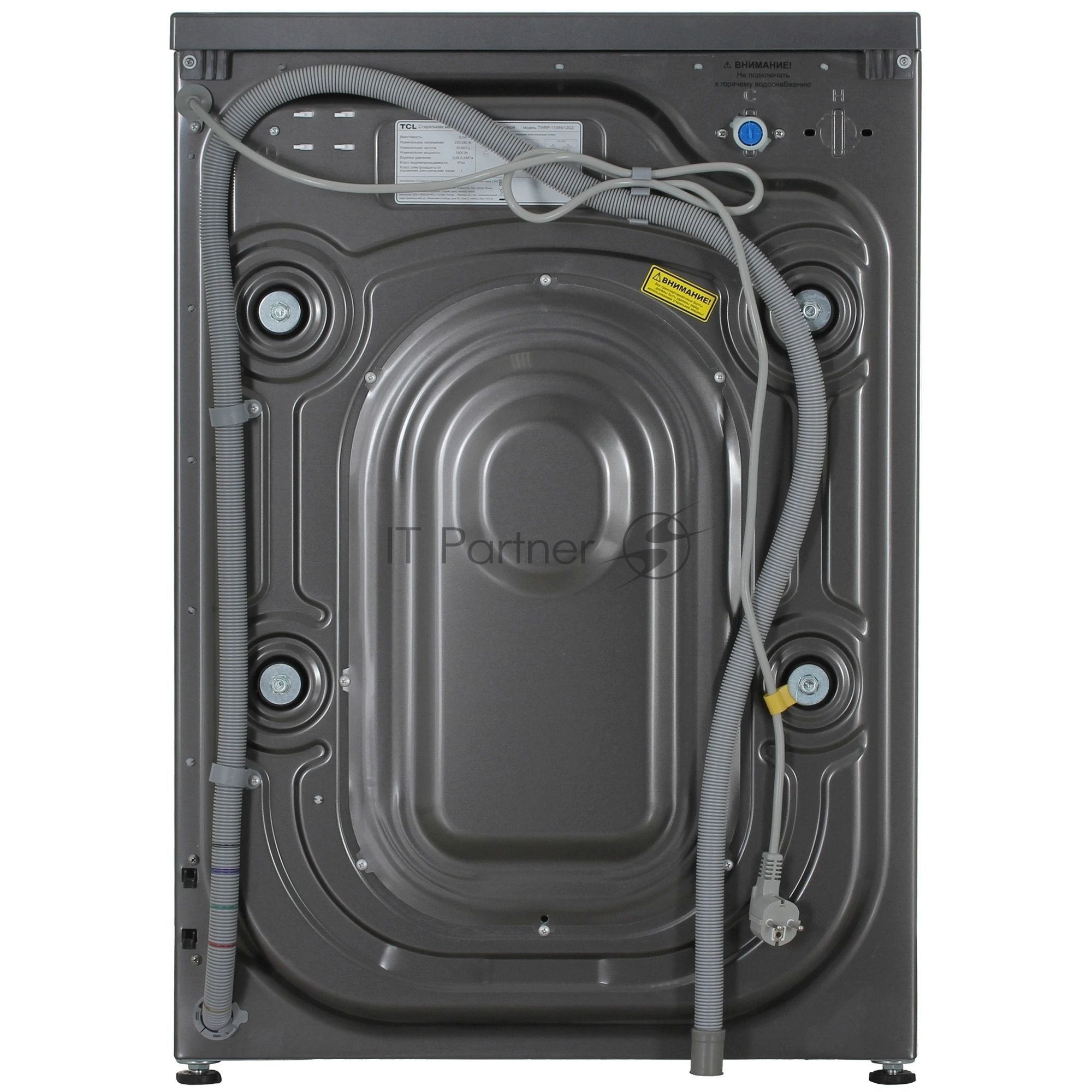 Стиральная машина TCL TWRP-1108W12G2 серый, загрузка фронтальная 8кг, 1200 об/мин., класс: A +