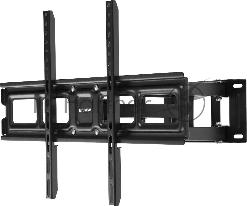 Кронштейн для телевизора Hyundai GL-N5 черный 32"-75" макс.40кг настенный поворотно-выдвижной и наклонный