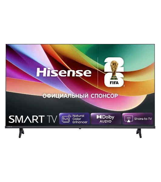 Телевизор Hisense 40" 40A4S черный LED FHD 60Hz Smart TV HomeOS