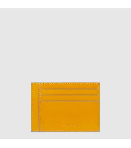Картхолдер Piquadro Blue Square PP2762B2R/G шафрановый, натуральная кожа