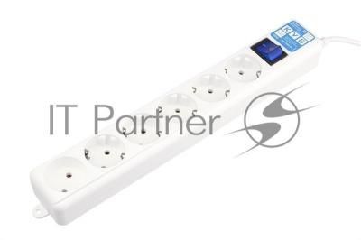 Фильтр-удлинитель PowerCube PRO (SPL(5+1)-16B-P-3M) 3.0 м, LC контур - подавление В/Ч помех, 16А/3,5кВт