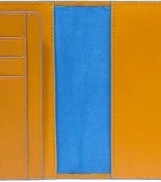 Обложка для паспорта Piquadro Blue Square PP1660B2/G желтый натур.кожа
