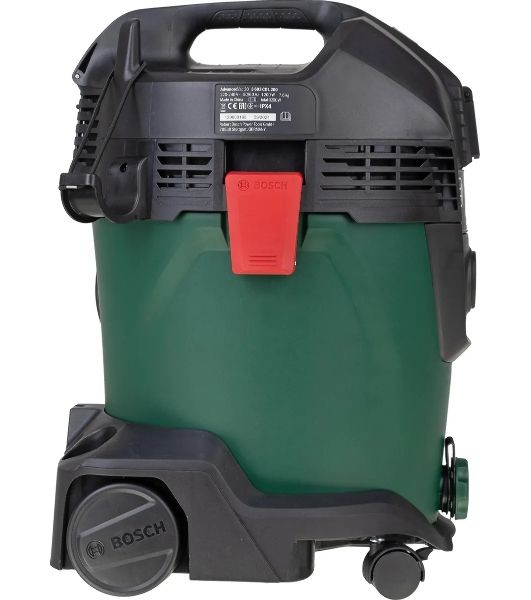 Строительный пылесос Bosch AdvancedVac20 зеленый, 300/1200 Вт, уборка сухая/влажная, пылесборник мешок/контейнер, 20 л