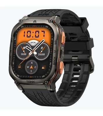 Умные часы KOSPET Tank M3 Ultra, 1.96" AMOLED, Bluetooth 5.0, GPS, IP69K, черный