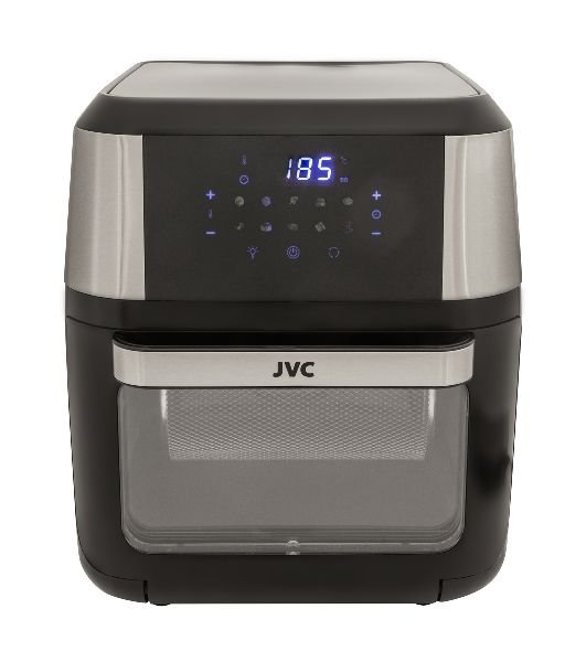 Аэрогриль JVC JK-MB060 черный, 2000 Вт, 12 л, сенсор, 9 программ