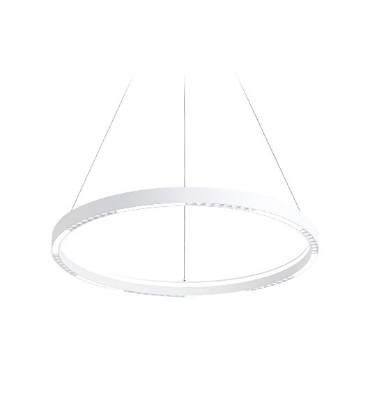 Подвесной светодиодный светильник Ambrella light FL5851 WH белый 35W 3000K/4200K/6400K D600*600 (без ПДУ)