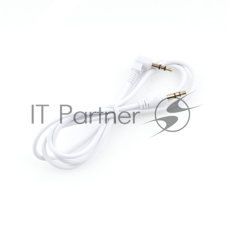 Кабель Cablexpert аудио 90˚ CCAB-01-35MML-1MW, 3.5 Jack (M)/3.5 Jack (M), белый, 1м, блистер