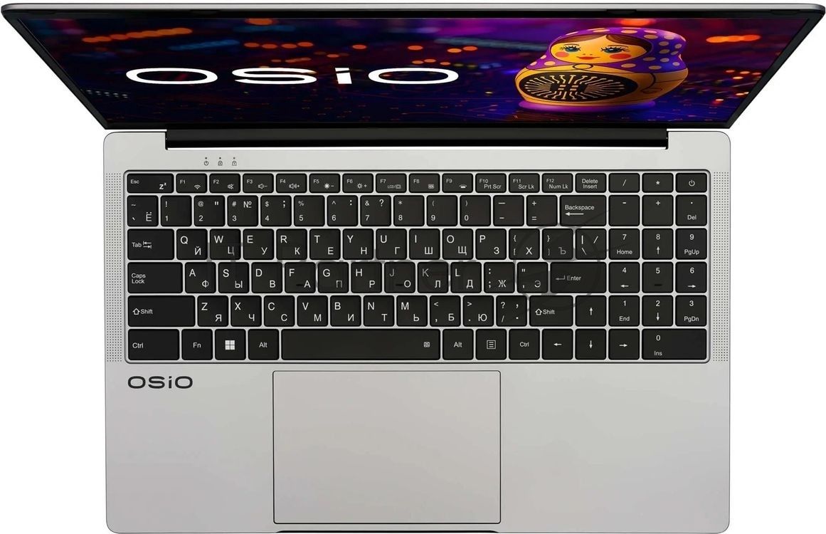 Ноутбук Osio FocusLine F150a-026/15"/IPS/AMD Ryzen 5 5560U/16Gb/512Gb SSD/AMD Radeon Graphics/Uncom/серый/1.7kg