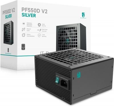 Блок питания Deepcool ATX 550W PF550D V2 80+ silver (20+4pin) APFC 120mm fan 3xSATA RTL