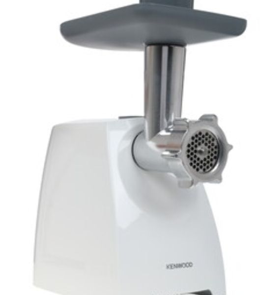 Мясорубка электрическая Kenwood MG 360 белый, 1400 Вт, 1.5 кг/мин, реверс, насадки - 5