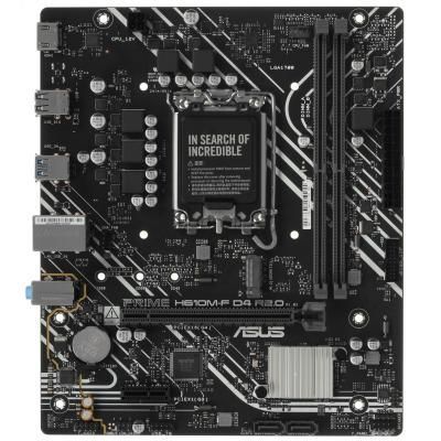 Материнская плата ASUS PRIME H610M-F D4 R2.0, LGA1700, Intel H610, 2xDDR4, 2xSATA, 1xM.2 PCIe 3.0 x4, 1xPCIe 4.0 x16, 1xPCIe 3.0 x1, 1xHDMI, 1x 1Gb LAN, 2xUSB 3.2 Gen1, 4xUSB 2.0, 3x3.5 мм, 7.1, microATX Материнская плата ASUS PRIME H610M-F D4 R2.0, LGA1700, Intel H610, 2xDDR4, 2xSATA, 1xM.2 PCIe 3.0 x4, 1xPCIe 4.0 x16, 1xPCIe 3.0 x1, 1xHDMI, 1x 1Gb LAN, 2xUSB 3.2 Gen1, 4xUSB 2.0, 3x3.5 мм, 7.1, microATX