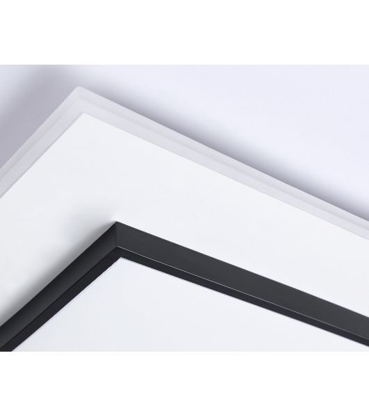 Светильник Ambrella light FL51455/1+1 WH/BK белый/черный 72W 3000K-6400K+4200K 500*500*80 (ПДУ РАДИО 2.4G)