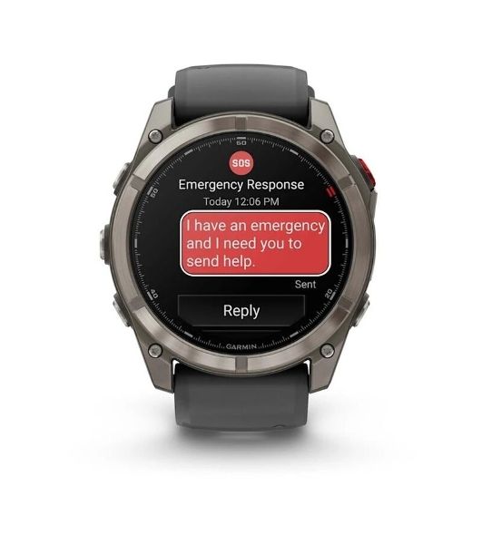 Умные часы Garmin Fenix 8 Pro 51mm AMOLED, 1.4" AMOLED, ANT+, Bluetooth, Wi-Fi, NFC, 10 ATM, серебристый / желтый