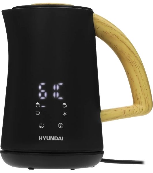 Капучинатор Hyundai HMF-P900 500мл черный/коричневый