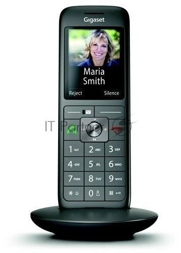 Дополнительная трубка Dect Gigaset CL660HX HSB RUS черный для CL660