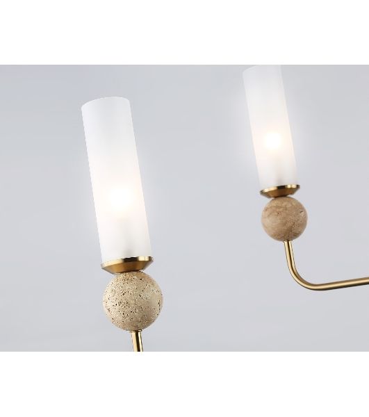 Люстра Ambrella light LH53251/6 BS/FR латунь/белый матовый E14*6 max 40W D1050*1445