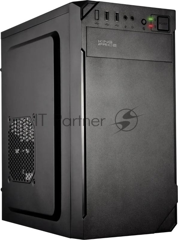 Компьютерный корпус KingPrice KPCC-MN209 черный без БП mATX 1x80мм 2x120мм 2xUSB 2.0 audio