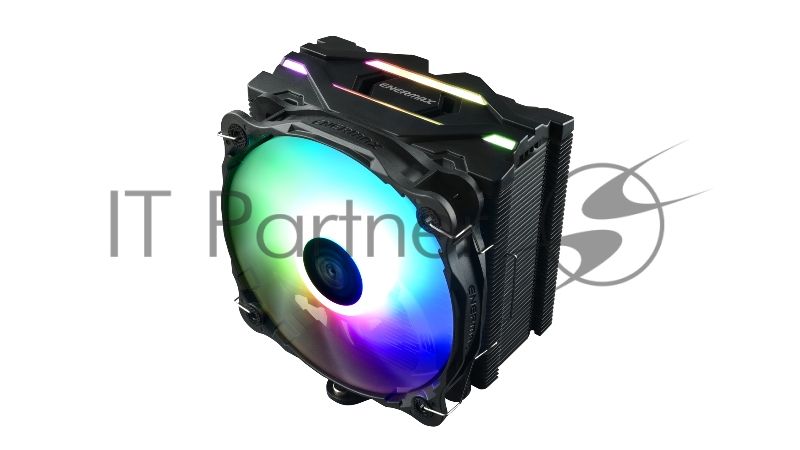 Кулер для процессора Enermax F40 ARGb Edition черный, 140 мм, алюминий/медь, 1200 об/мин, 23 дБ, 4 pin, 200 Вт, 158 мм