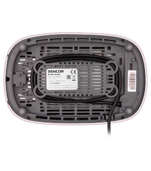 Тостер Sencor STS 6054RD красный, 1000 Вт, 2 слота