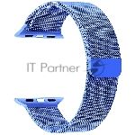 Ремешок из нержавеющей стали Lyambda Capella для Apple Watch 42/44 mm DS-APM02-44-BL Blue