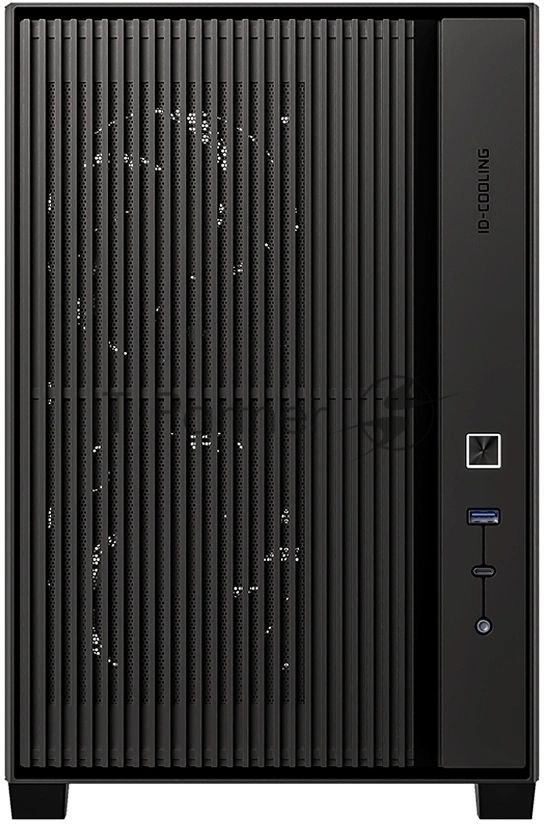 Корпус Case ID-Cooling FLOW 500 AIR Black mATX/win TG/2 fans/Gen2 Type C/CPU180mm/ GPU 403mm/no PSU