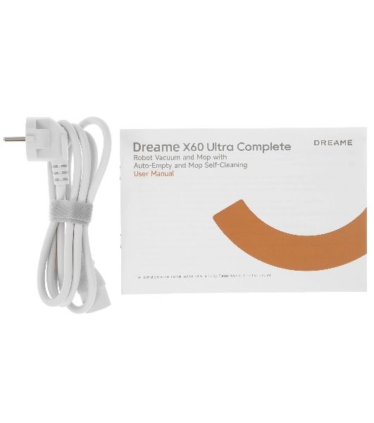 Робот-пылесос Dreame X60 Ultra Complete белый, 6400 мAч Li-Ion, уборка влажная/сухая, пылесборник контейнер 0.23 л