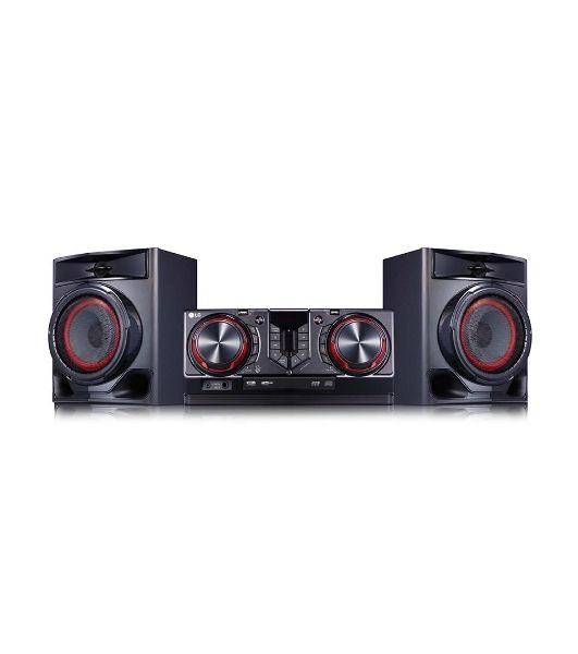 Мини-аудиосистема LG CJ44 черный 480Вт FM USB BT