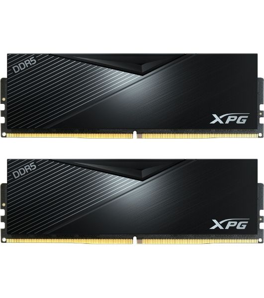Оперативная память XPG Lancer, DDR5, 64GB (2x32GB), 6400MHz, CL32, DIMM, с радиаторами, черный