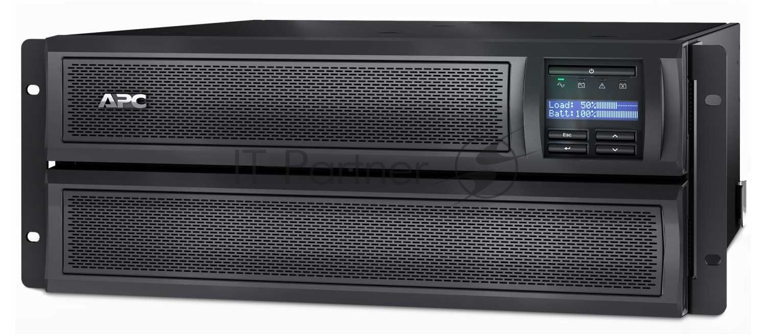 Источник бесперебойного питания APC Smart-UPS X SMX2200RMHV2U/2200ВА/1980Вт/1 х IEC 320 C19 (компьютерная), 8 х IEC 320 C13 (компьютерная)
