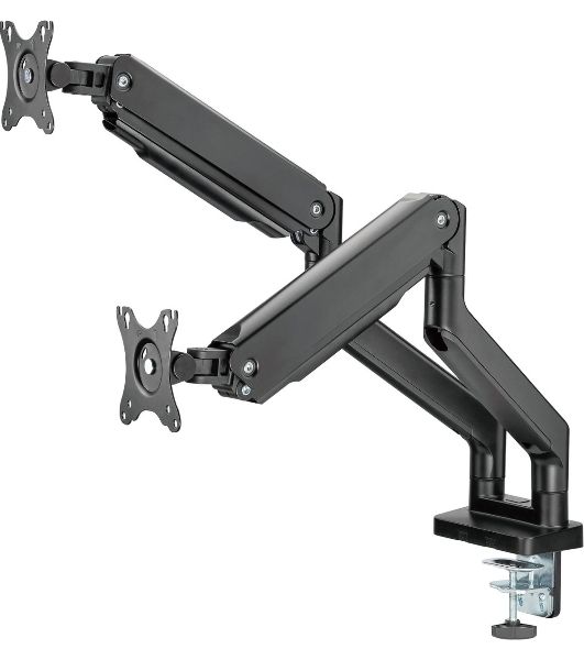 Кронштейн для мониторов Ultramounts UM731 черный 17"-35" макс.16кг крепление к столешнице поворот и наклон