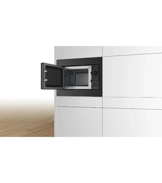 Микроволновая печь Bosch BFL523MB4 черный (встраиваемая)