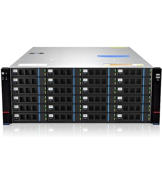 Серверный корпус Gooxi RMC4124-670-HSE-D 4U 24bay chassis,Expander backplane rear 2*2.5"SAS/SATA 1300W 1+1 EU power cables rail kit