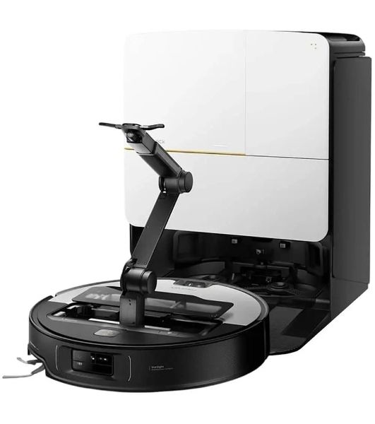 Робот-пылесос Roborock Saros Z70 серебристый/черный, 6400 мAч Li-Ion, уборка влажная/сухая, пылесборник контейнер 0.18 л