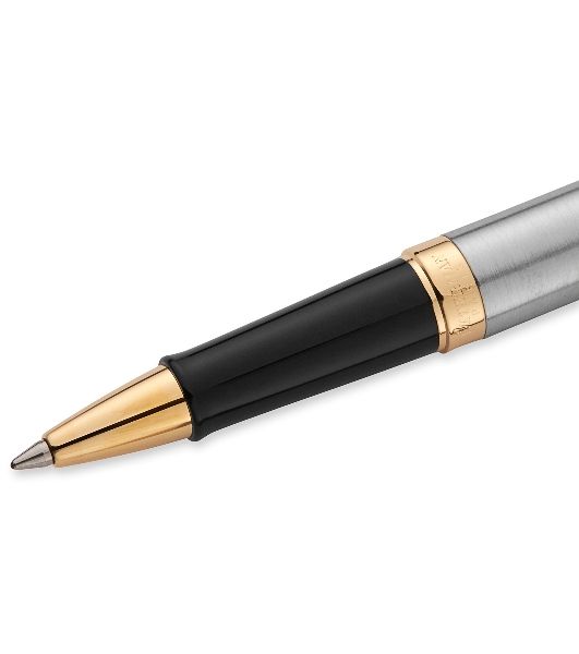 Ручка роллер Waterman Hemisphere (CWS0920350) Steel GT F черн. черн. подар.кор.