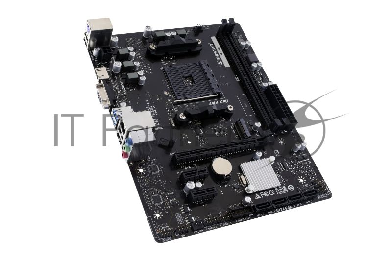 Материнская плата Biostar A520MHP, AM4, AMD A520, 2xDDR4, 4xSATA, 1xM.2, 1xPCI-E 3.0 x16, 2xPCI-E x1, 1xHDMI, 1xVGA, 1x 1Gb LAN, 2xUSB-A 3.2 Gen 1, 4xUSB-A 2.0, 3x3.5 мм, 7.1, Micro-ATX