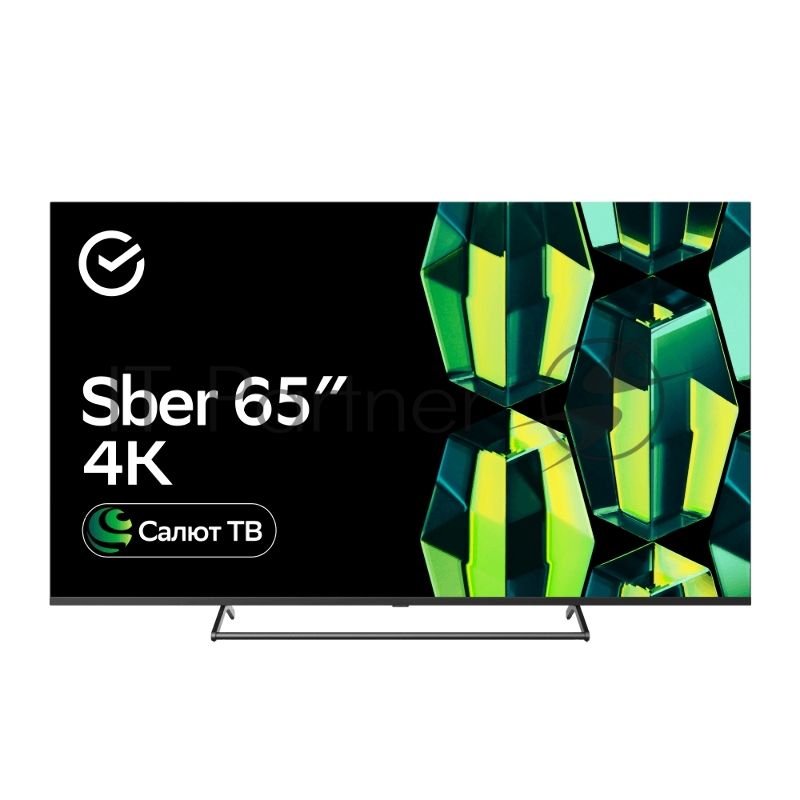 Телевизор Sber 65" SDX 65U4125 черный 4K UHD