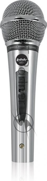 Микрофон проводной BBK CM131 5м серебристый