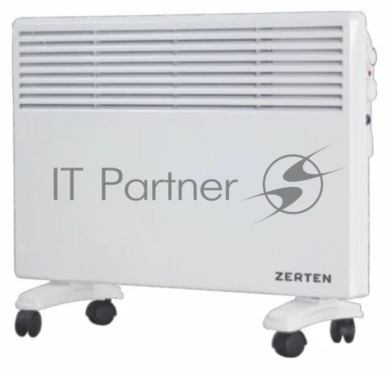 Конвектор Zerten ZL-20 белый, 2000 Вт, 25 м2, термостат