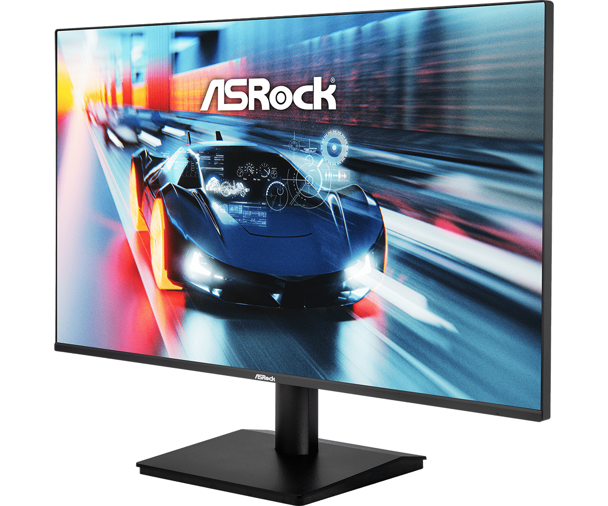 Монитор 27" ASRock CL27FFA IPS 1920x1080, 120 Гц, 1 мс (MPRT), 16:9, 300 кд/м², HDMI 1.4, VGA, Flicker Free, Low Blue Light, черный