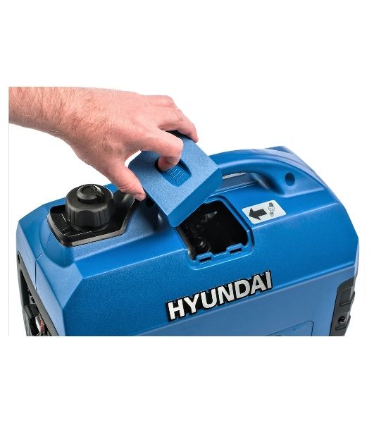 Электрогенератор бензиновый инверторный Hyundai HHY 1050Si, 1.2 кВт, 59 дБ, 12 кг