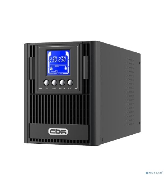 ИБП CBR ESSENCE ESN-1000C Online 1000 VA / 1000 W, Tower, 4 x C13, LCD, HID-USB, RS232, EPO, SNMP slot (ESN-1KT-4I-LCHERSC)