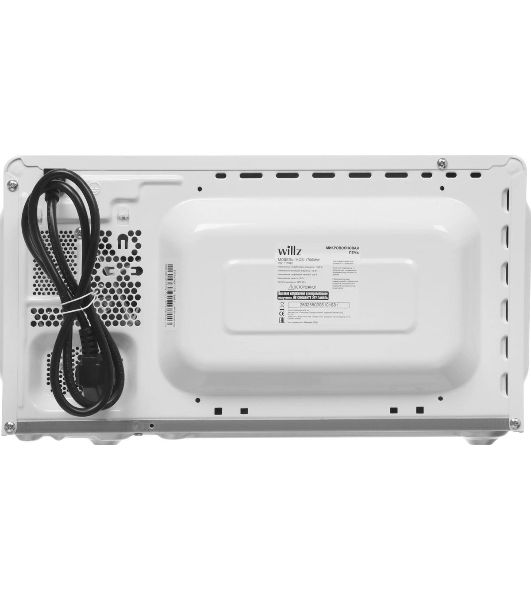 Микроволновая печь WILLZ MOS-1706MW белый, 17 л, 700 Вт, переключатели — поворотный механизм