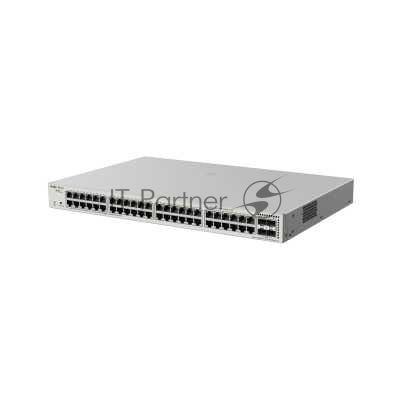 Коммутатор Ruijie Reyee RG-NBS3100-48GT4SFP-P-V2, 48×1 Гбит/с PoE + 4×1 Гбит/с SFP Uplink, управляемый