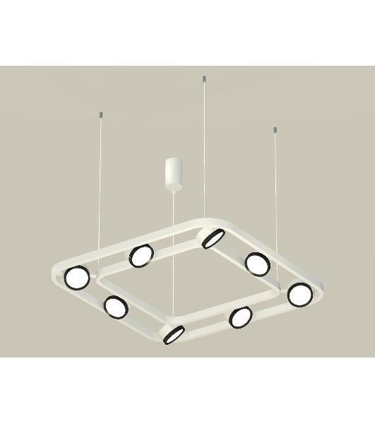 Светильник Ambrella light XB9177101/8 SWH/PBK белый песок/черный полированный GX53 (C9177, N8113)