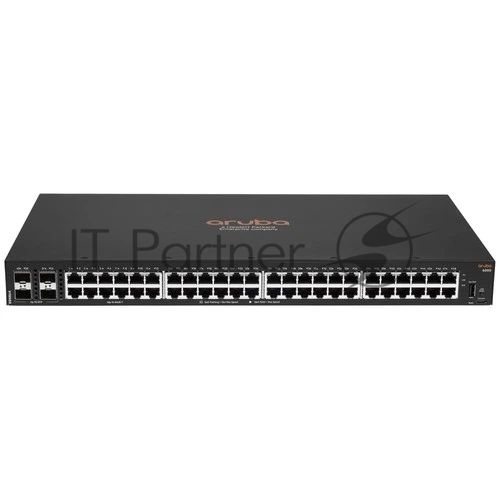 Коммутатор HPE Aruba Networking CX 6000 48G 4SFP (R8N86B), 48×1 Гбит/с + 4×1 Гбит/с SFP Uplink, управляемый