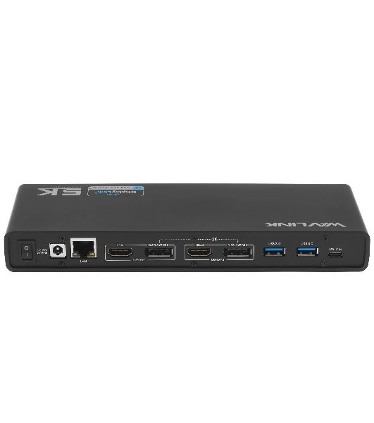 Док-станция WAVLINK WL-UG69DK1, USB Type-C, DisplayPort/HDMI/RJ-45/USB Type-C/Jack 3.5mm, USB